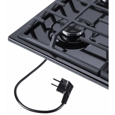 Газовая варочная панель MAUNFELD EGHE.64.6CB/G, черный, фото , изображение 8