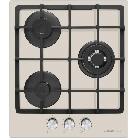Газовая варочная панель MAUNFELD EGHG.43.33CBG\G, бежевый, фото , изображение 2