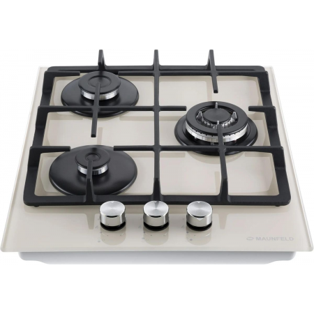 Газовая варочная панель MAUNFELD EGHG.43.33CBG\G, бежевый, фото , изображение 3