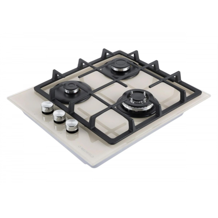 Газовая варочная панель MAUNFELD EGHG.43.33CBG\G, бежевый, фото , изображение 4