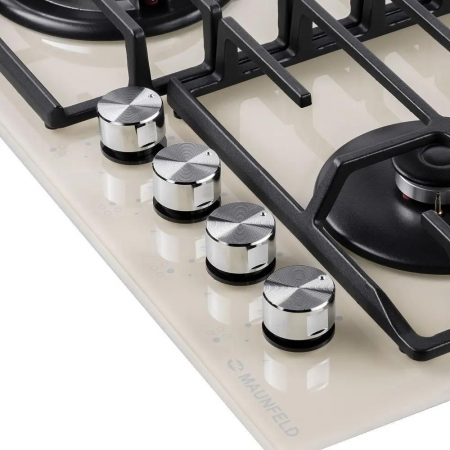 Газовая варочная панель MAUNFELD EGHG.64.63CBG/G, бежевый, фото , изображение 7