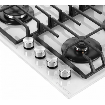 Газовая варочная панель MAUNFELD EGHG.64.6CW/G, белый, фото , изображение 5