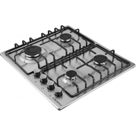 Газовая варочная поверхность Maunfeld EGHS.64.3STS-ES/G нержавеющая сталь, фото , изображение 4
