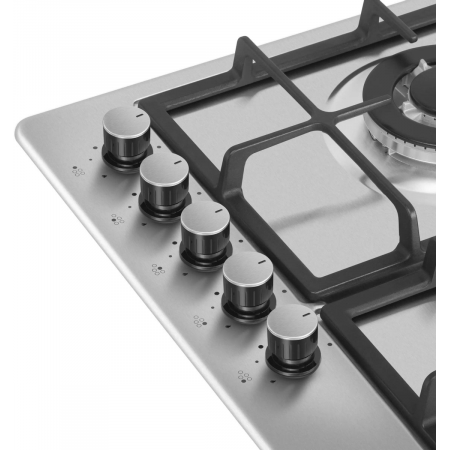 Газовая варочная панель MAUNFELD EGHS.95.33CS\G, серебристый, фото , изображение 5