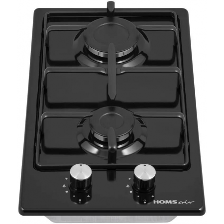 Газовая варочная панель HOMSAIR HGE323GCBK, черный, фото , изображение 3