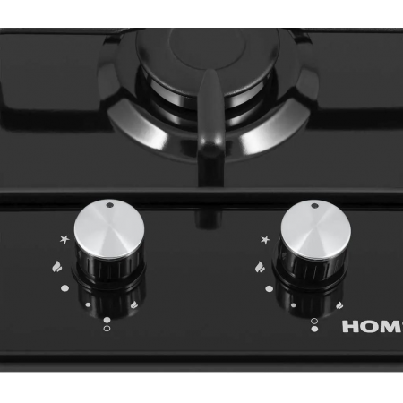 Газовая варочная панель HOMSAIR HGE323GCBK, черный, фото , изображение 5