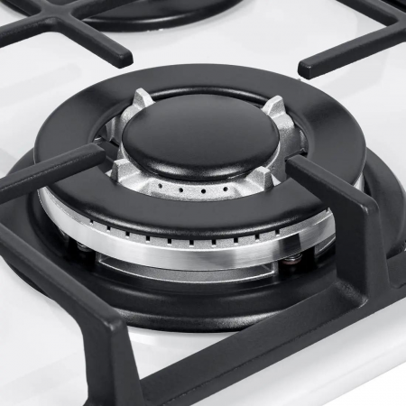 Газовая варочная панель HOMSAIR HGG433TGCWH, белый, фото , изображение 8