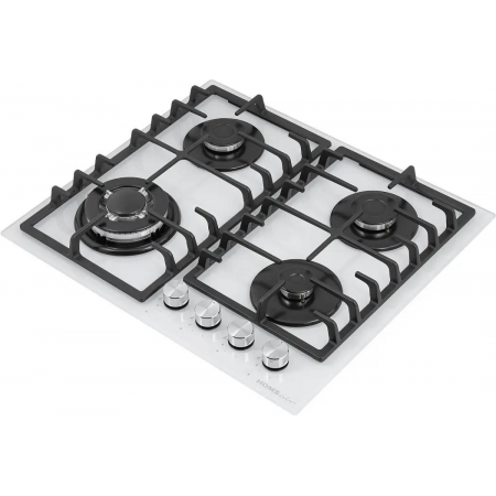 Газовая варочная панель HOMSAIR HGG646WH, белый, фото , изображение 4