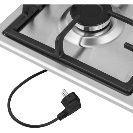 Газовая варочная панель HOMSAIR HGS646S, серебристый, фото , изображение 11