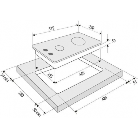 Варочная панель газовая Krona CALORE 30 BL, фото , изображение 8