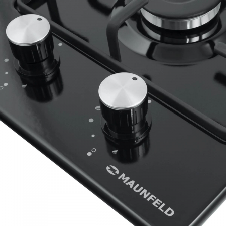 Газовая варочная поверхность Maunfeld EGHE.32.3EB\G черный, фото , изображение 6