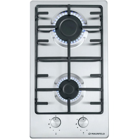 Газовая варочная поверхность Maunfeld EGHS.32.3ES/G нержавеющая сталь, фото , изображение 2