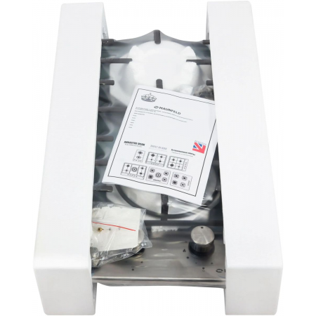 Газовая варочная поверхность Maunfeld EGHS.32.3ES/G нержавеющая сталь, фото , изображение 15