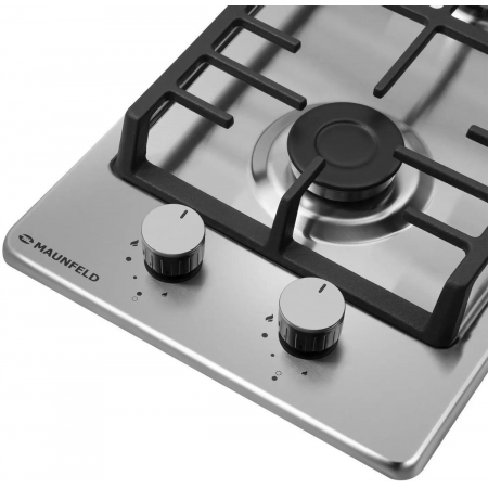 Газовая варочная поверхность Maunfeld EGHS.32.73CS/G нержавеющая сталь, фото , изображение 4