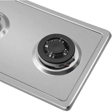 Газовая варочная поверхность Maunfeld EGHS.32.73CS/G нержавеющая сталь, фото , изображение 7