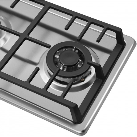 Газовая варочная поверхность Maunfeld EGHS.32.73CS/G нержавеющая сталь, фото , изображение 8