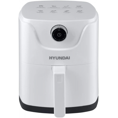 Аэрогриль Hyundai HYF-2052 1000Вт белый/серебристый, фото , изображение 4