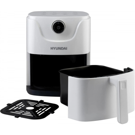 Аэрогриль Hyundai HYF-2052 1000Вт белый/серебристый, фото , изображение 6