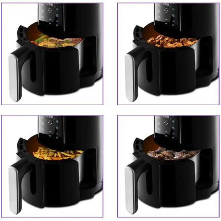 Аэрогриль Kitfort КТ-2225 1000Вт черный, фото , изображение 3