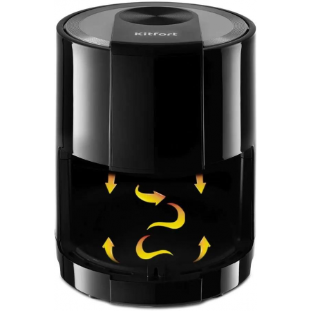 Аэрогриль Kitfort КТ-2225 1000Вт черный, фото , изображение 4