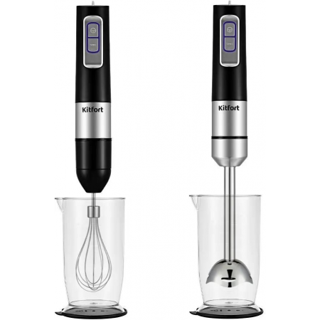 Блендер погружной Kitfort КТ-3052 1000Вт черный, фото , изображение 2