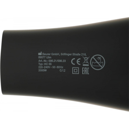 Фен Beurer HC55 2000Вт черный Черный, фото , изображение 7