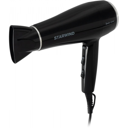 Фен Starwind SHD 7080 2200Вт черный/хром, фото , изображение 2