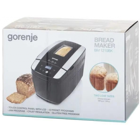 Хлебопечь Gorenje BM1210BK черный, фото , изображение 8