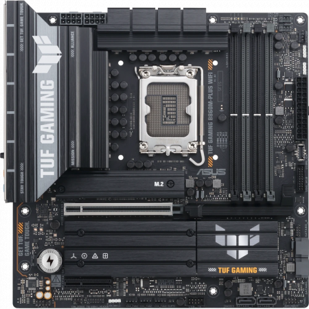 Материнская плата ASUS TUF GAMING B860M-PLUS WIFI, LGA1851, B860, 4*DDR5, 4*SATA, 3*M.2, 6*USB 3.2, 1*USB 2.0, Type-C, 1*PCIx16, 1*PCIx4, DP+HDMI, mATX; 90MB1JV0-M0EAY0, фото 