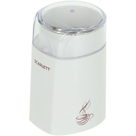 Кофемолка Scarlett SC-CG44506 160Вт сист.помол.:ротац.нож вместим.:65гр белый, фото , изображение 2
