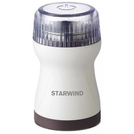 Кофемолка Starwind SGP4422 200Вт сист.помол.:ротац.нож вместим.:40гр белый/коричневый, фото 