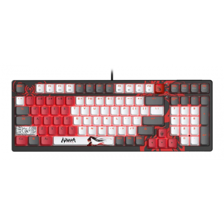 Клавиатура A4Tech Bloody S98 Naraka BLMS Plus механическая черный/красный USB for gamer LED (S98 NARAKA BLMS RED PLUS), фото 