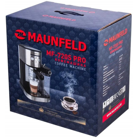 Кофеварка рожковая MAUNFELD MF-720S PRO, фото , изображение 9