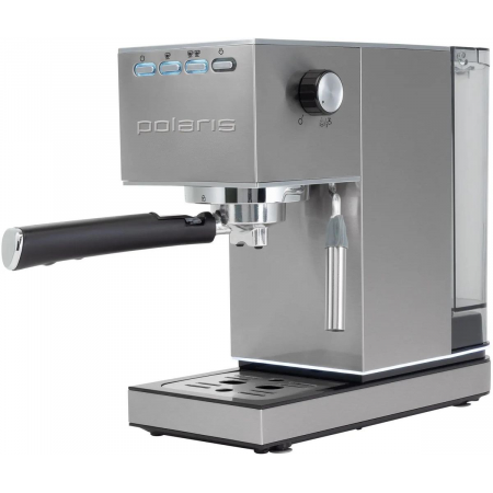 Кофеварка рожковая Polaris PCM 1542E Adore Crema 1350Вт нержавеющая сталь, фото , изображение 8