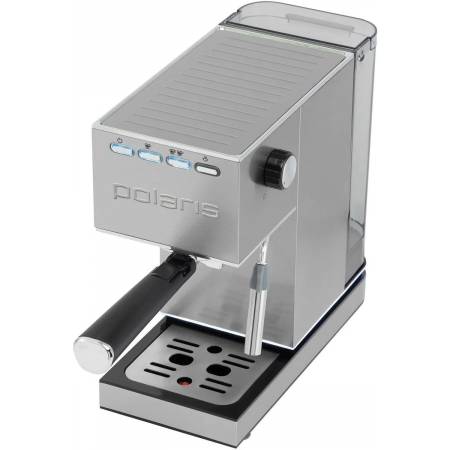 Кофеварка рожковая Polaris PCM 1542E Adore Crema 1350Вт нержавеющая сталь, фото , изображение 9
