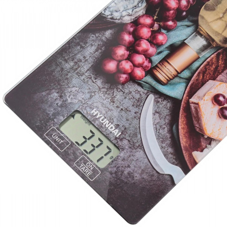 Весы кухонные электронные Hyundai HYS-KG211 макс.вес:5кг рисунок, фото , изображение 2