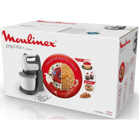 Миксер стационарный Moulinex HM464110 500Вт белый/черный, фото , изображение 12