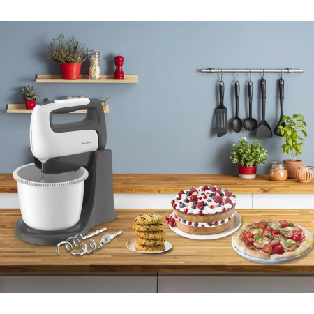 Миксер стационарный Moulinex HM464110 500Вт белый/черный, фото , изображение 13
