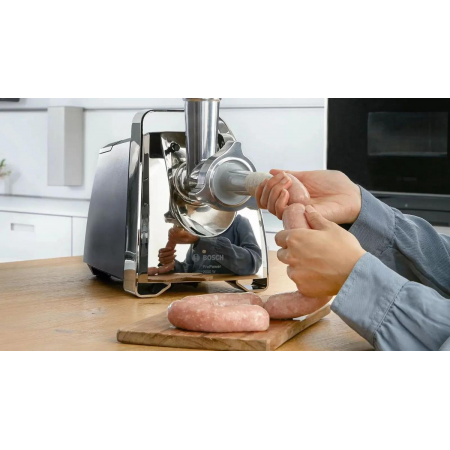 Мясорубка Bosch MFW67440 2000Вт черный/серебристый, фото , изображение 16