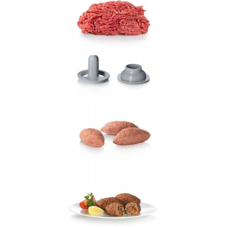 Мясорубка Bosch ProPower MFW66020 1800Вт белый/серый, фото , изображение 9