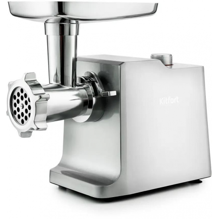 Мясорубка Kitfort KT-2108 1800Вт серебристый, фото 