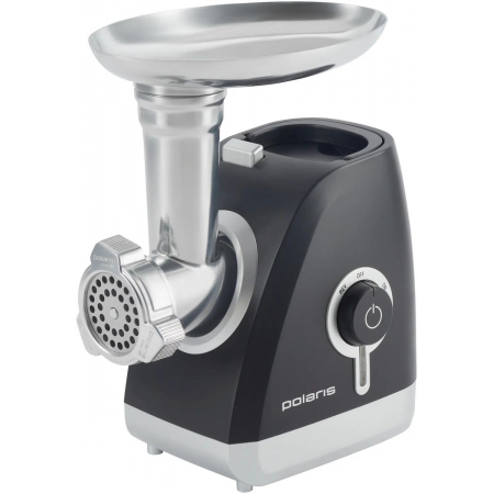 мясорубка POLARIS PMG 2027L Макс. мощность 2000Вт.  Производительность 2кг/мин. Система реверса. Система безопасности – возобновляемая термозащита двигателя. Металлический лоток для мяса. Насадки: перфорированный диск для фарша 2шт. (диаметр отверстий 5мм, фото , изображение 12