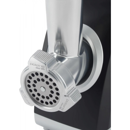 мясорубка POLARIS PMG 2027L Макс. мощность 2000Вт.  Производительность 2кг/мин. Система реверса. Система безопасности – возобновляемая термозащита двигателя. Металлический лоток для мяса. Насадки: перфорированный диск для фарша 2шт. (диаметр отверстий 5мм, фото , изображение 16