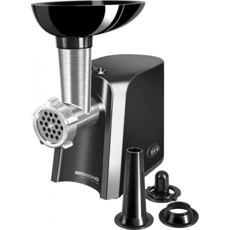 Мясорубка Redmond RMG-1223-6 1000Вт черный/серебристый, фото , изображение 22