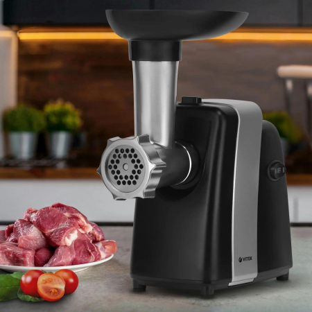 Мясорубка VITEK VT-3615 1700Вт, фото , изображение 2 Мясорубка VITEK VT-3615 1700Вт, фото , изображение 2