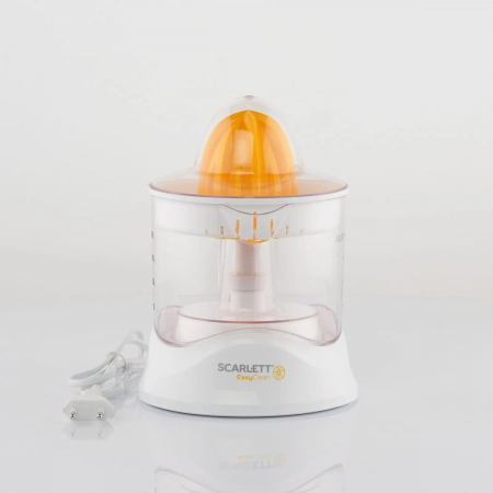 Соковыжималка цитрусовая Scarlett SC-JE50C02 25Вт рез.сок.:700мл. белый/желтый, фото , изображение 8