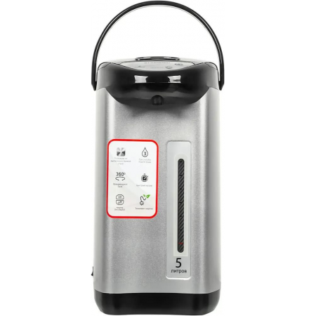 Термопот Starwind STP5181 5л. 750Вт черный/серебристый Серебристый, фото 