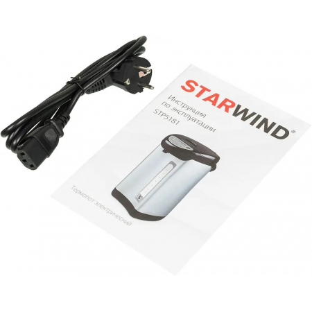 Термопот Starwind STP5181 5л. 750Вт черный/серебристый Серебристый, фото , изображение 17