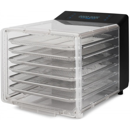 Сушка для фруктов и овощей Hyundai HYFD-8800 12под. 600Вт черный, фото , изображение 9