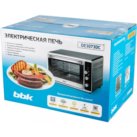 Мини-печь BBK OE3073DC серебристый/черный, фото , изображение 18